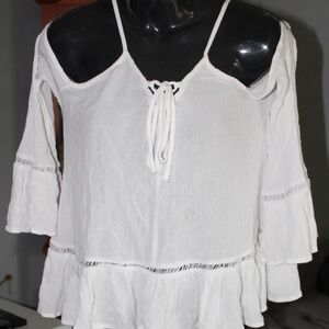 URBANOLOGY OFF SHOULDER SHIRT